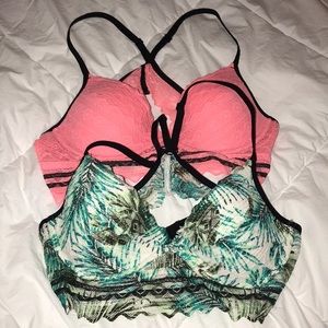 Victoria’s Secret PINK racerback bras